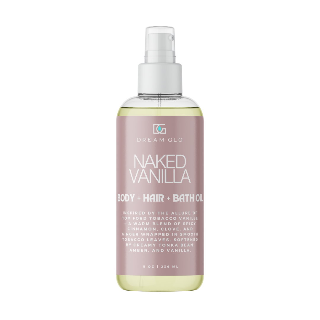Naked Vanilla Body + Hair + Bath Oil