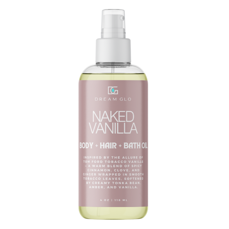 Naked Vanilla Body + Hair + Bath Oil