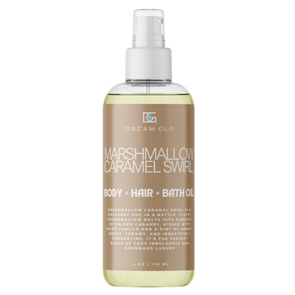 Marshmallow Caramel Swirl Body + Hair + Bath Oil