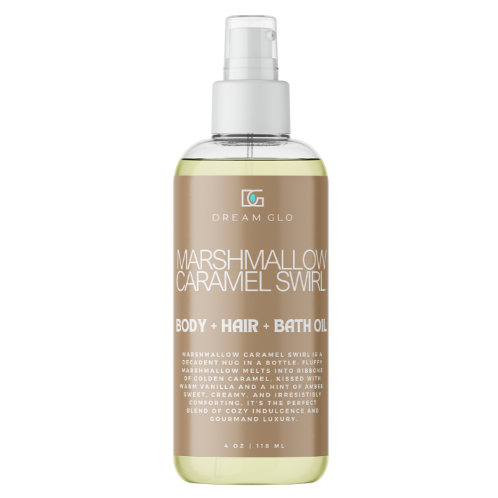 Marshmallow Caramel Swirl Body + Hair + Bath Oil