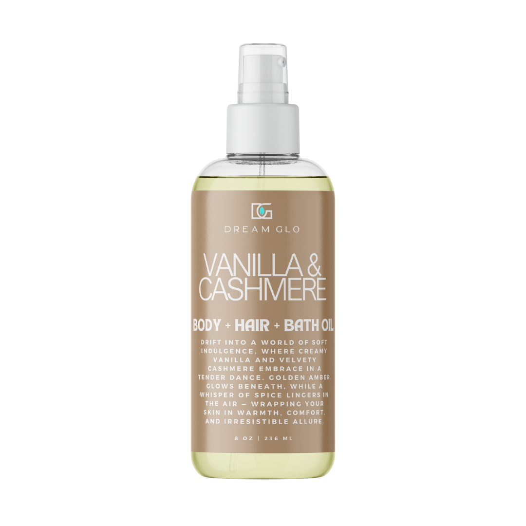 Vanilla & Cashmere Body + Hair + Bath Oil