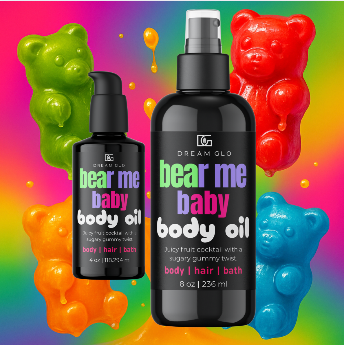 Bear Me Baby Body + Hair + Bath Oil
