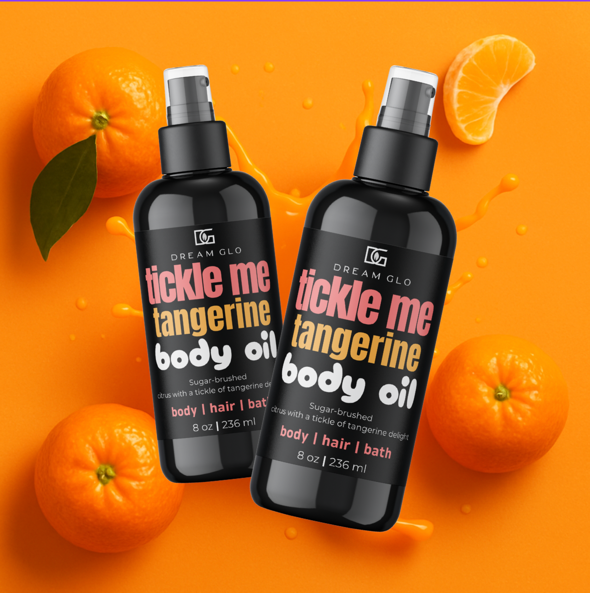 Ticklé Me Tangerine Body + Hair + Bath Oil